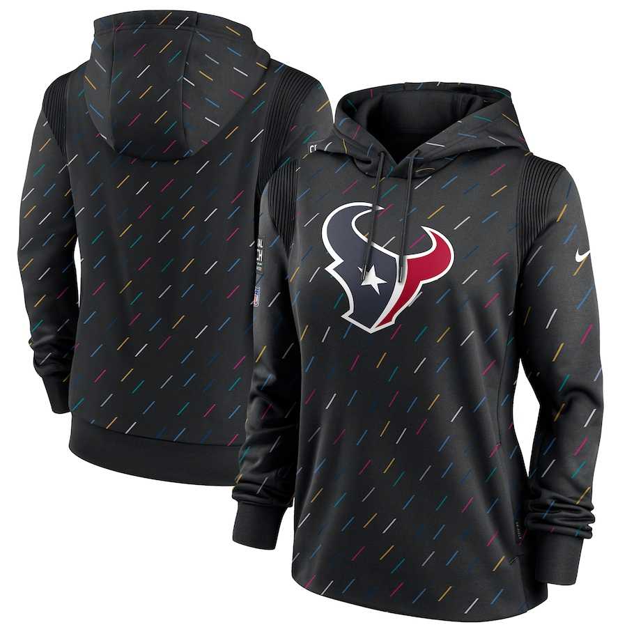 Women's Houston Texans Nike Anthracite 2021 NFL Crucial Catch Therma Pullover Hoodie,We sell and wholesale Women's Houston Texans Nike Anthracite 2021 NFL Crucial Catch Therma Pullover Hoodie on line form chian!